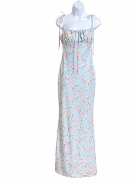 princess polly baby blue dress House of CB | Dresses | House Of Cb Ariela Soft Blue Ruffle Maxi Dress